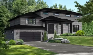 Plan de maison avec garage