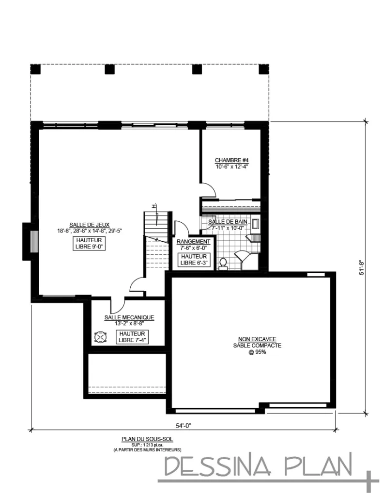 Plan de maison cottage