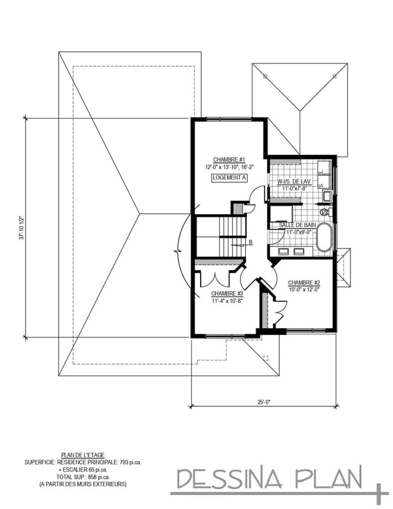 Plan de maison intergénération