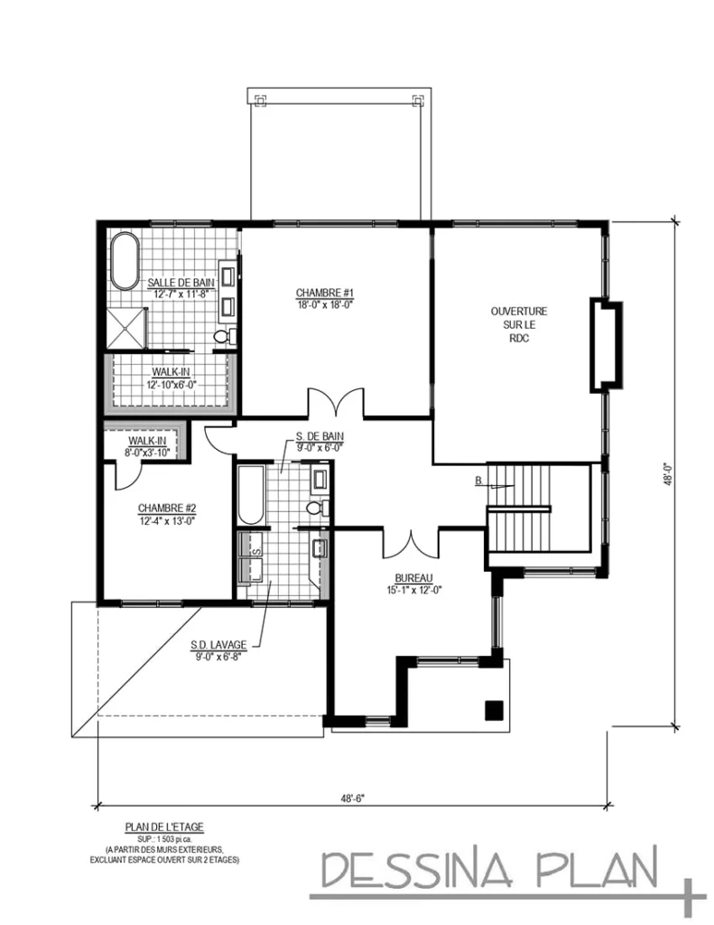 Plan de maison prestige