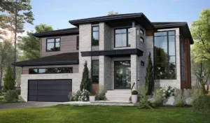 Plan de maison prestige avec garage double