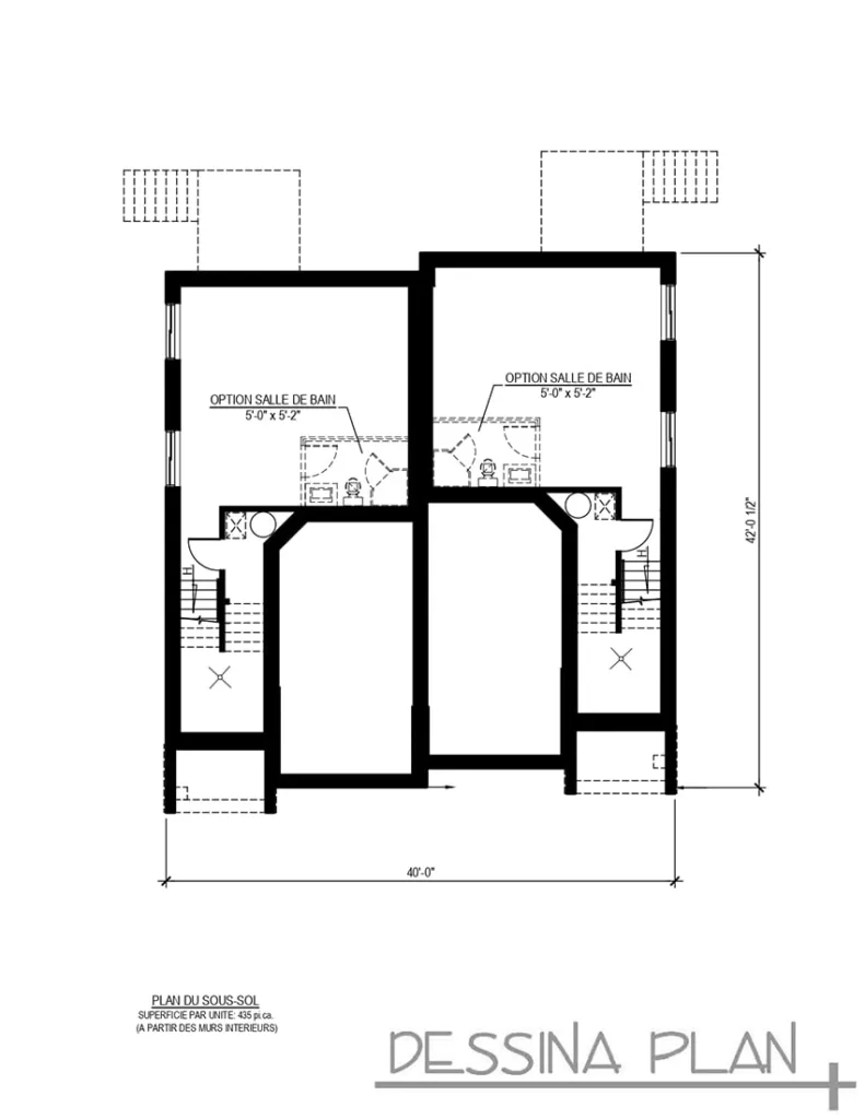 Plan de duplex