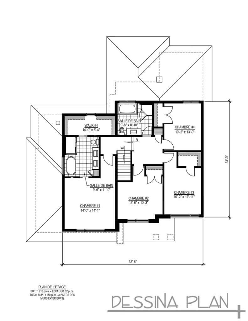 Plan de cottage