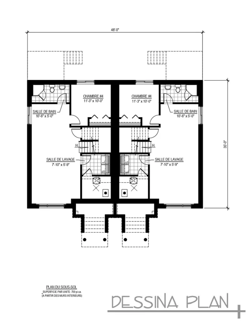 Plan de duplex