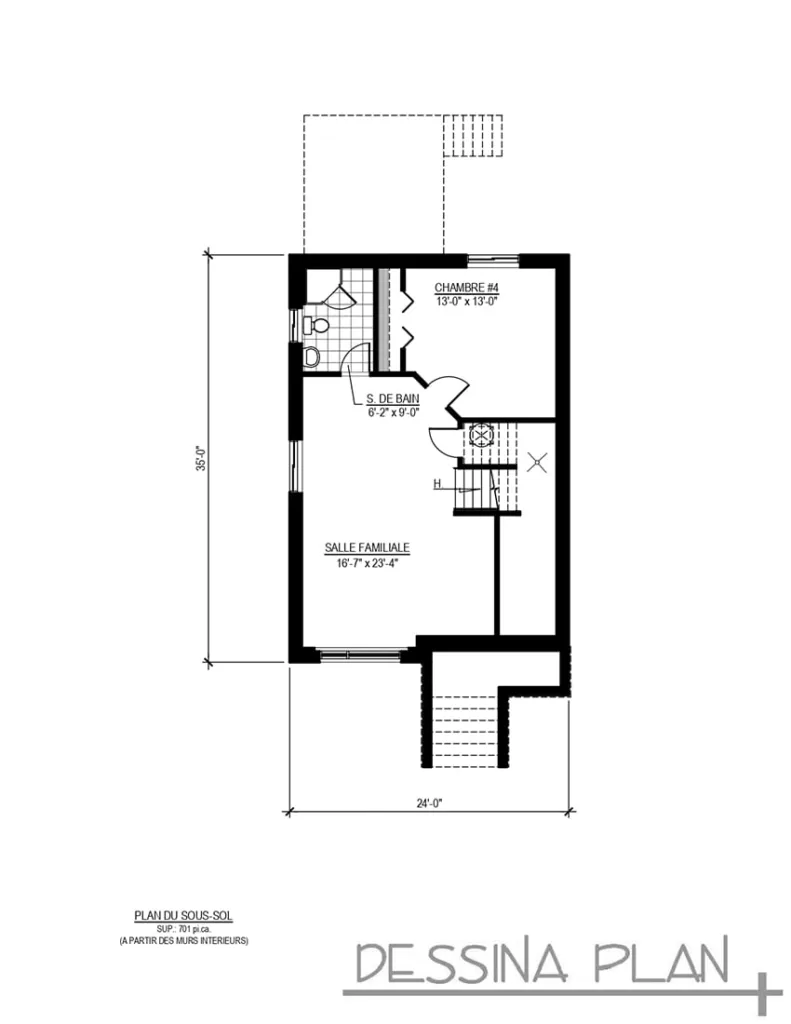 Plan de cottage