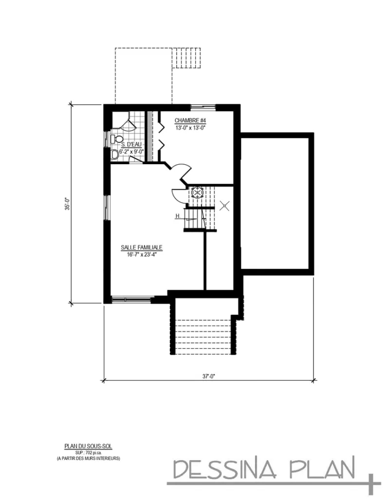 Plan de cottage