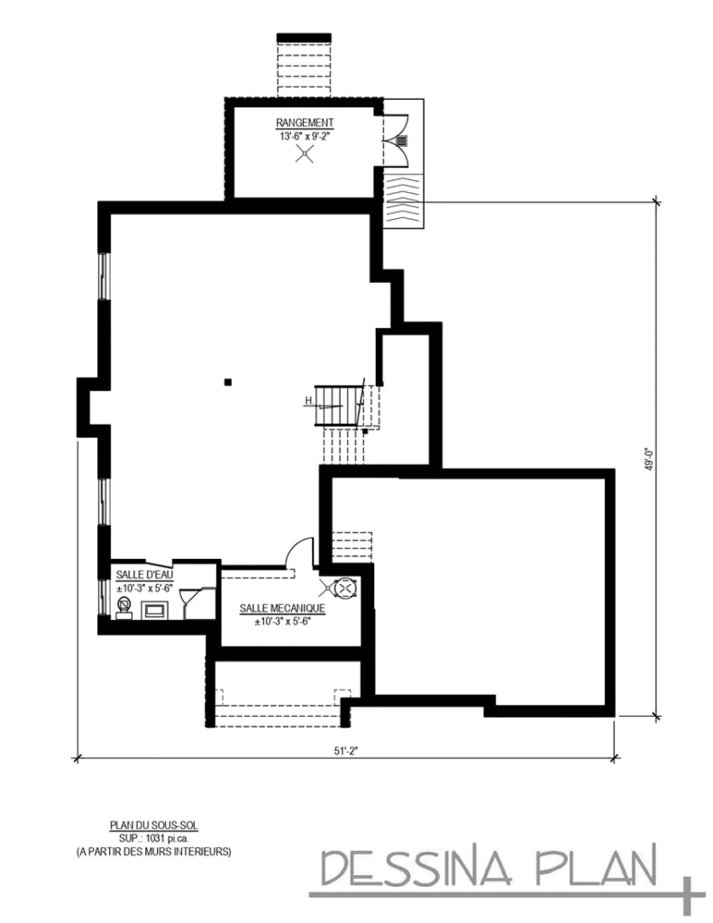 Plan de cottage