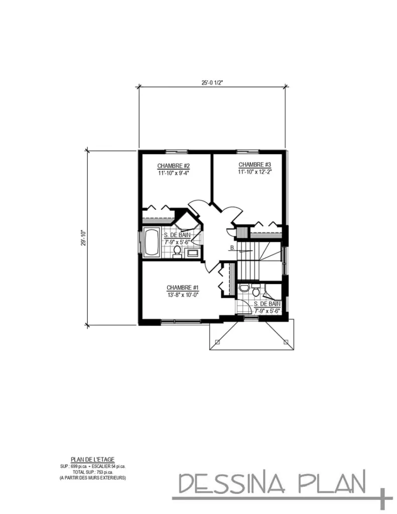 Plan de cottage