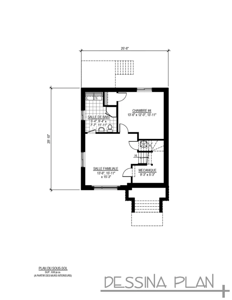 Plan de cottage