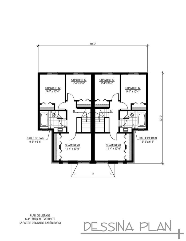 Plan de duplex