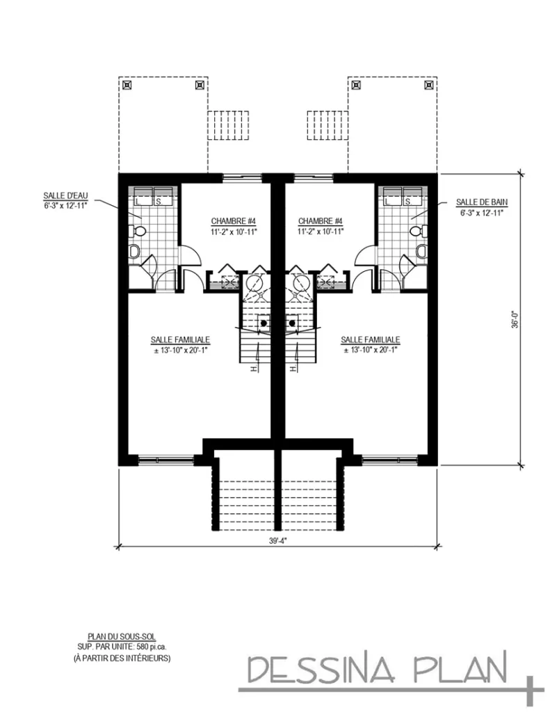 Plan du duplex