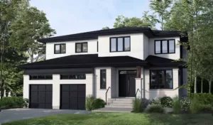 Maison 3 chambres avec garage double