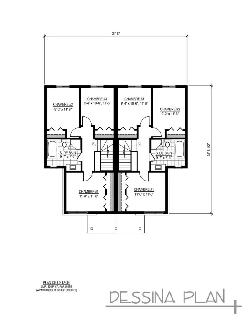 Plan de duplex