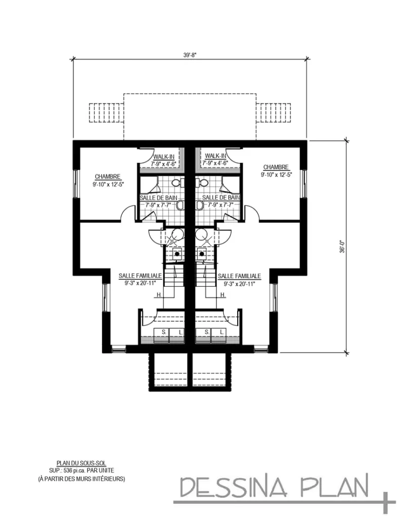 Plan de duplex