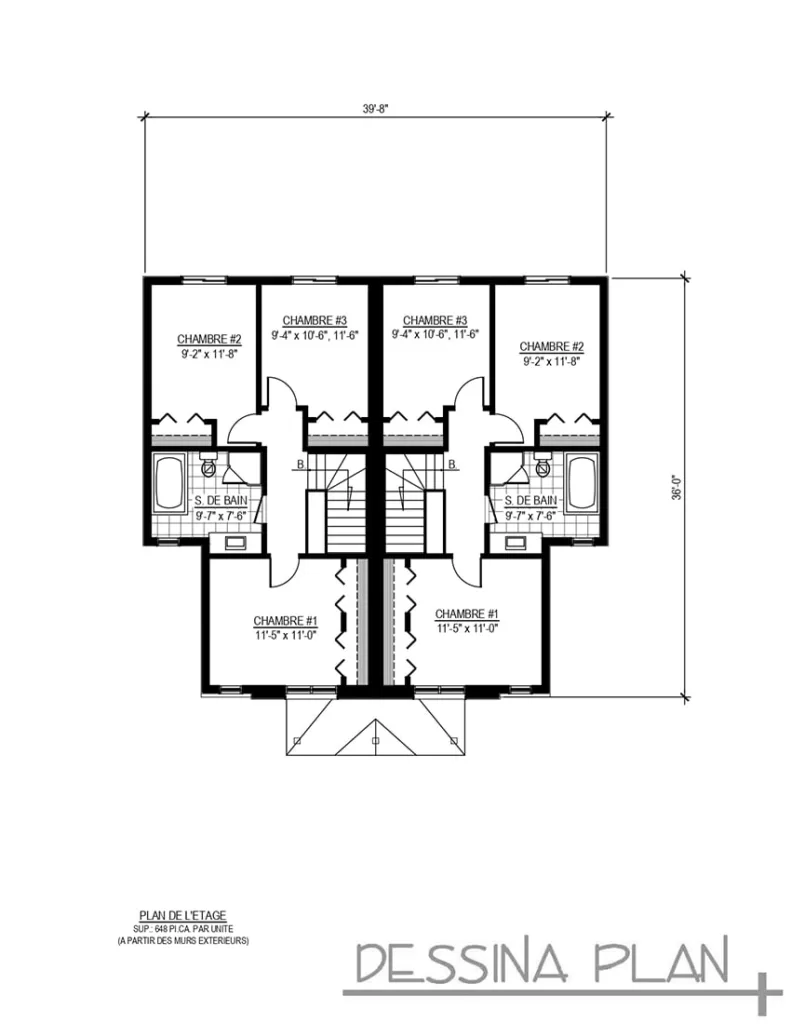 Plan de duplex