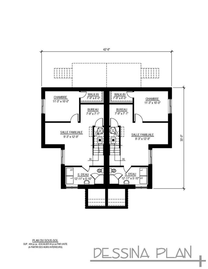 Plan de duplex