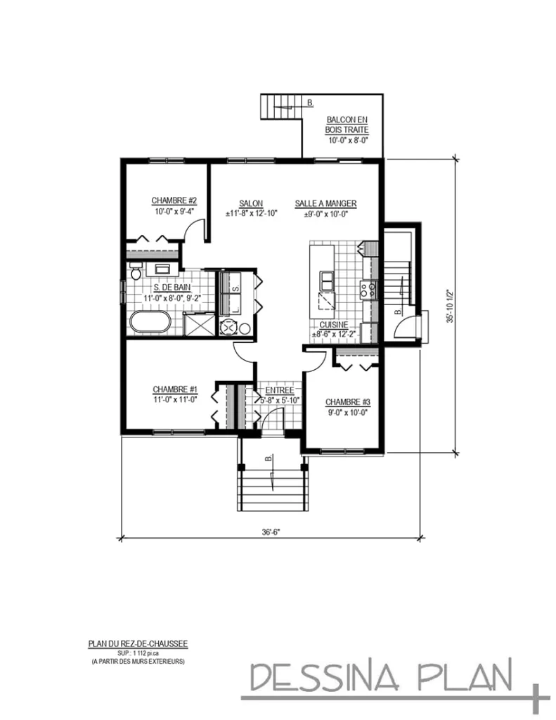 Plan de duplex