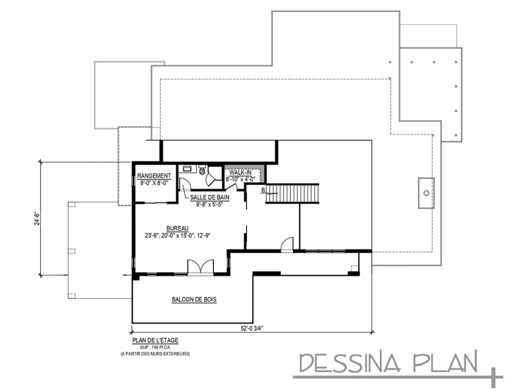 Plan de cottage