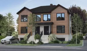 Cottage jumelé contemporain