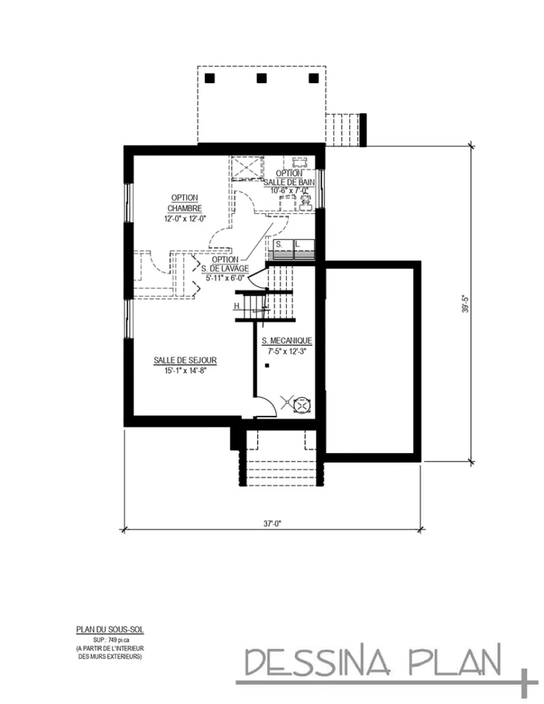 Plan de cottage