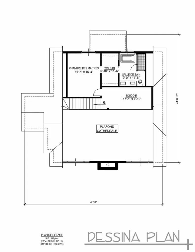 Plan de chalet