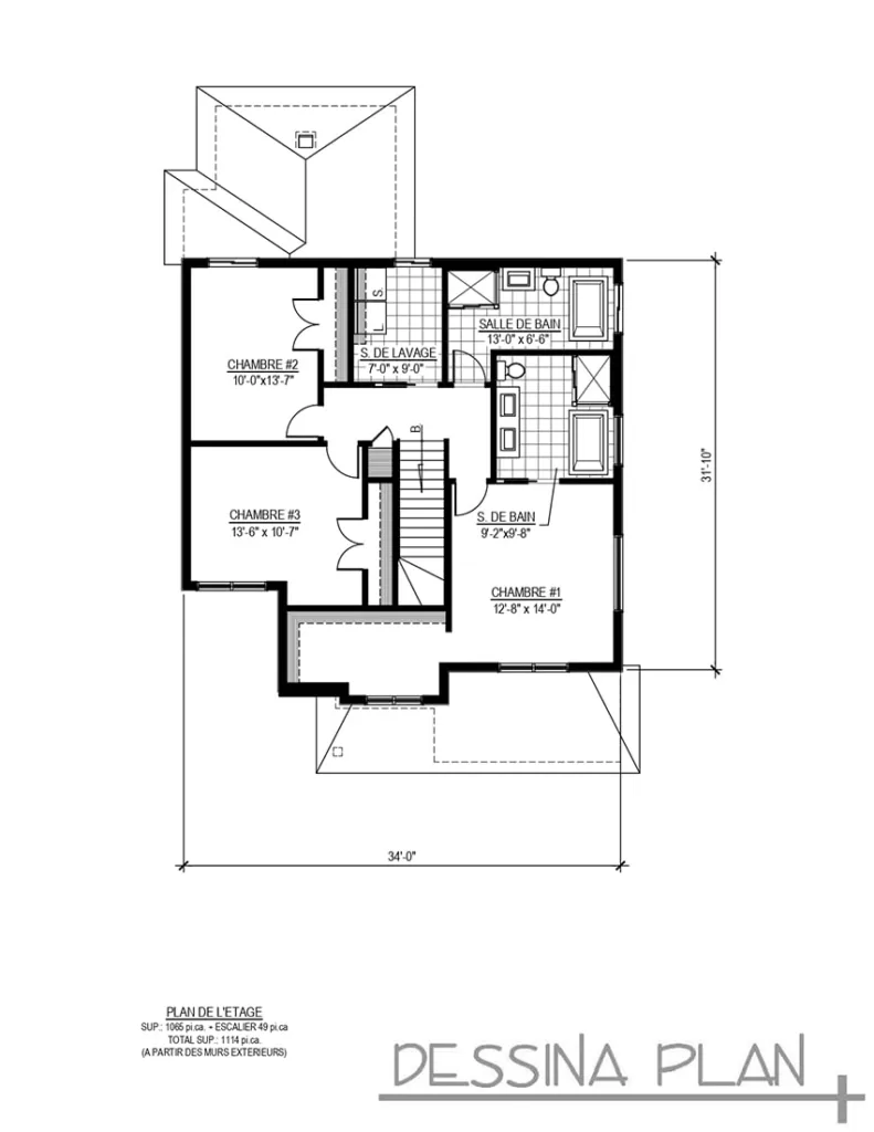 Plan de cottage
