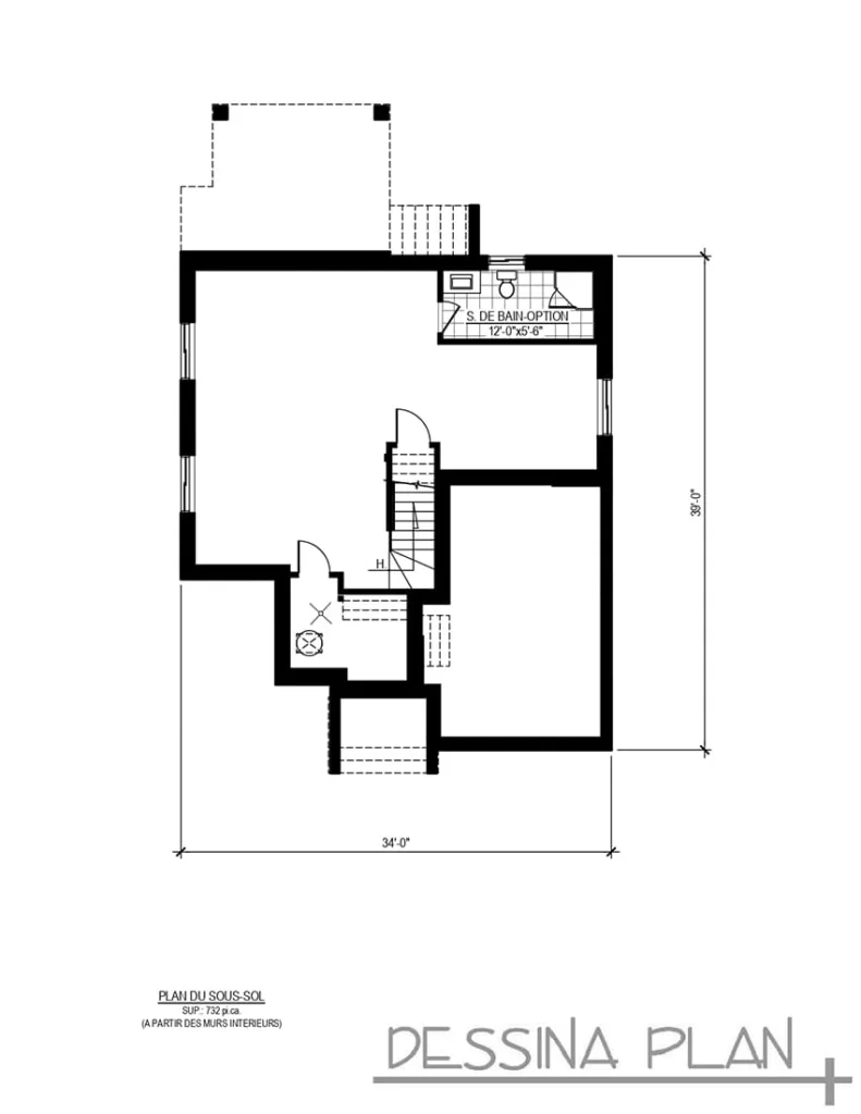 Plan de cottage