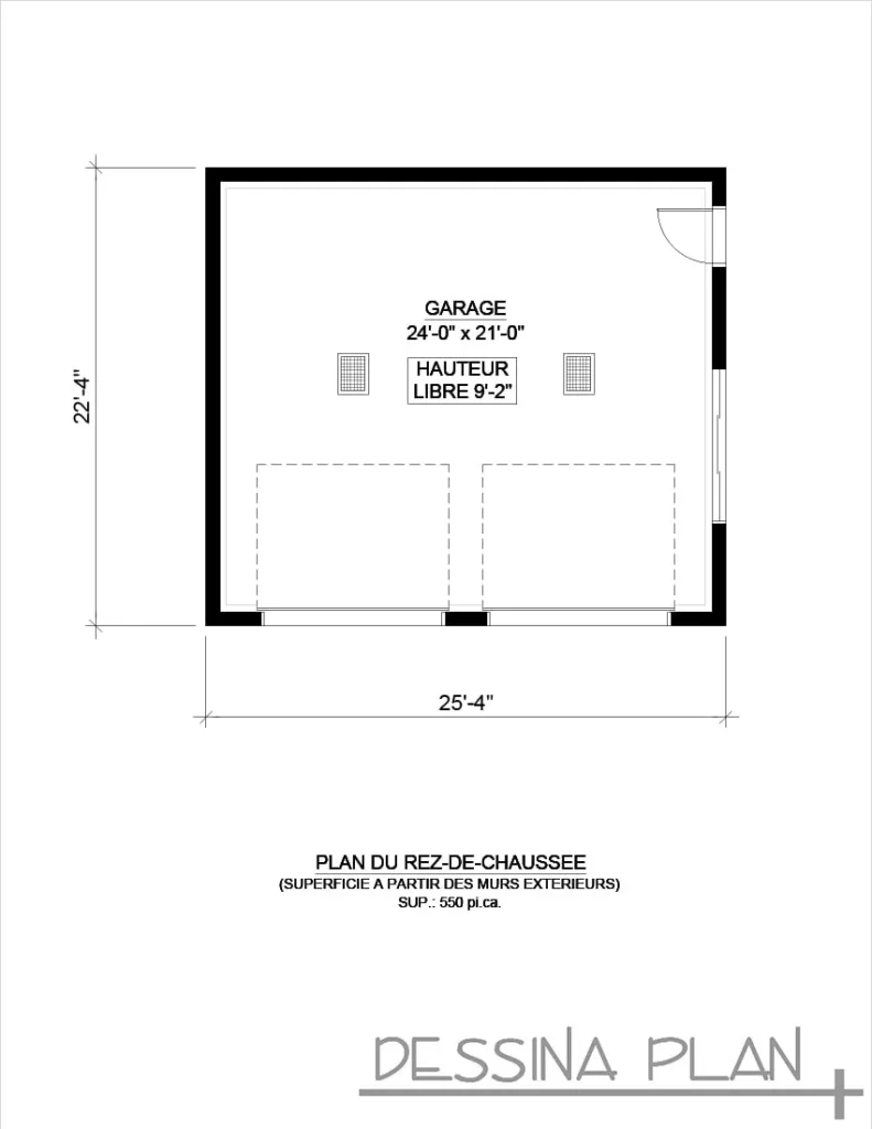 Plan de garage