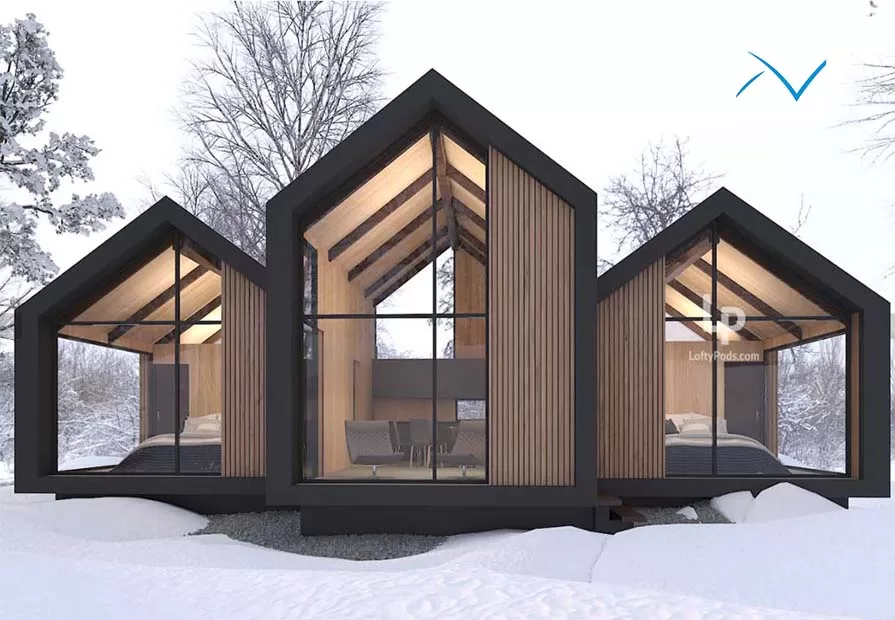 Maison Modulaire Plan de bungalow