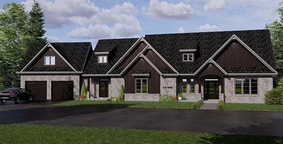 Bungalow Champêtre Moderne Plan de bungalow