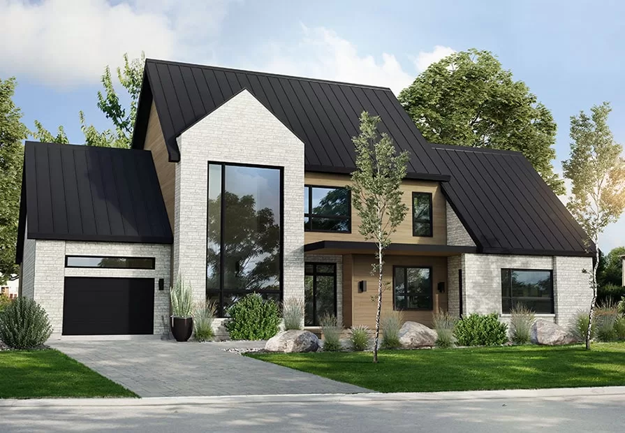 Maison Scandinave Plan de maison personnalise