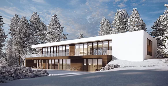Cottage Moderne Plan de cottage