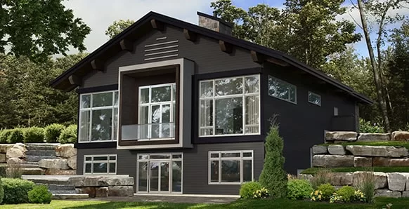 Chalet Modernisé Plan de chalet