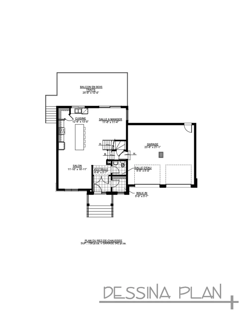 Plan de maison cottage