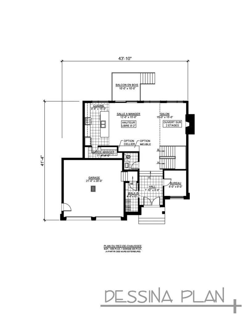 21-5363-Plan de maison rdc