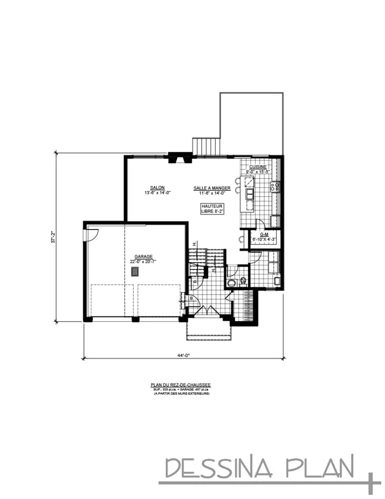 23-5821-Plan rez-de-chaussee